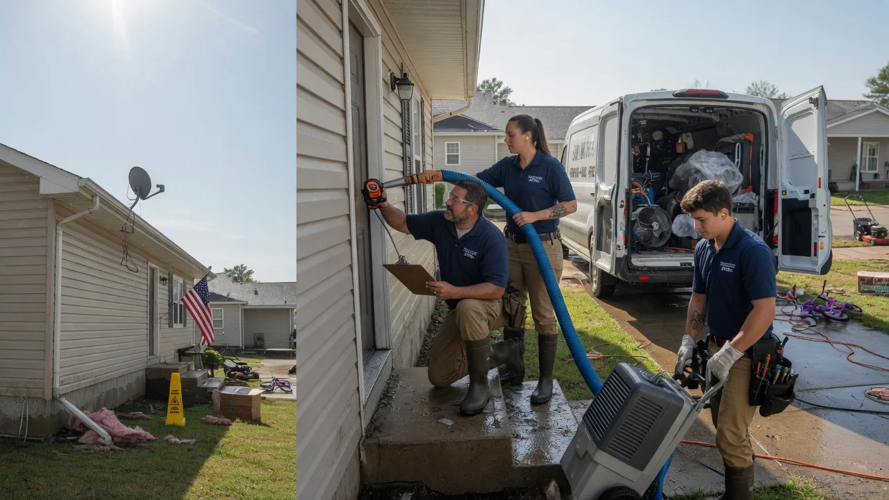 Ceiling Water Damage Restoration in Reeds Spring, MO near me